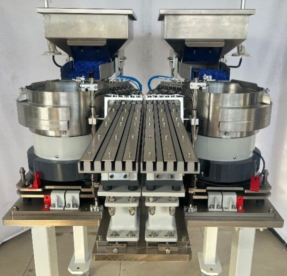 Compact Multilane Custom Vibration Bowl Feeder for Small Needle Protection view 2
