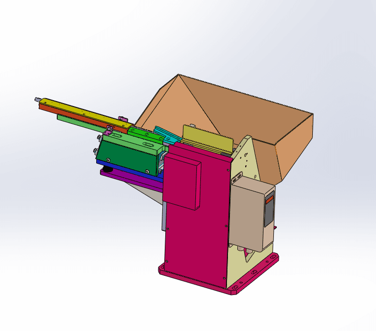 High performance customized small reciprocating stepped feeder for pins view 1