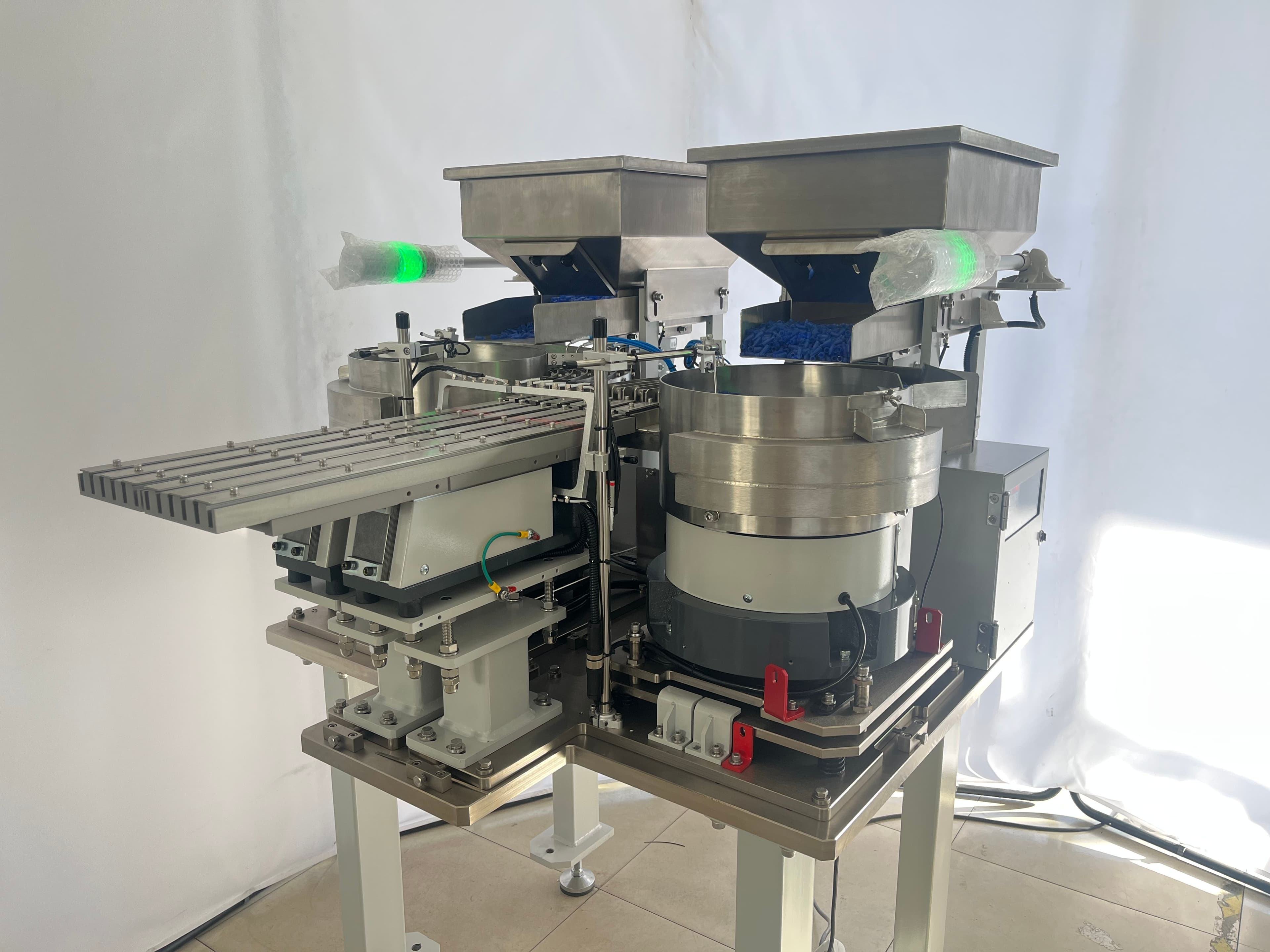 Compact Multilane Custom Vibration Bowl Feeder for Small Needle Protection view 6