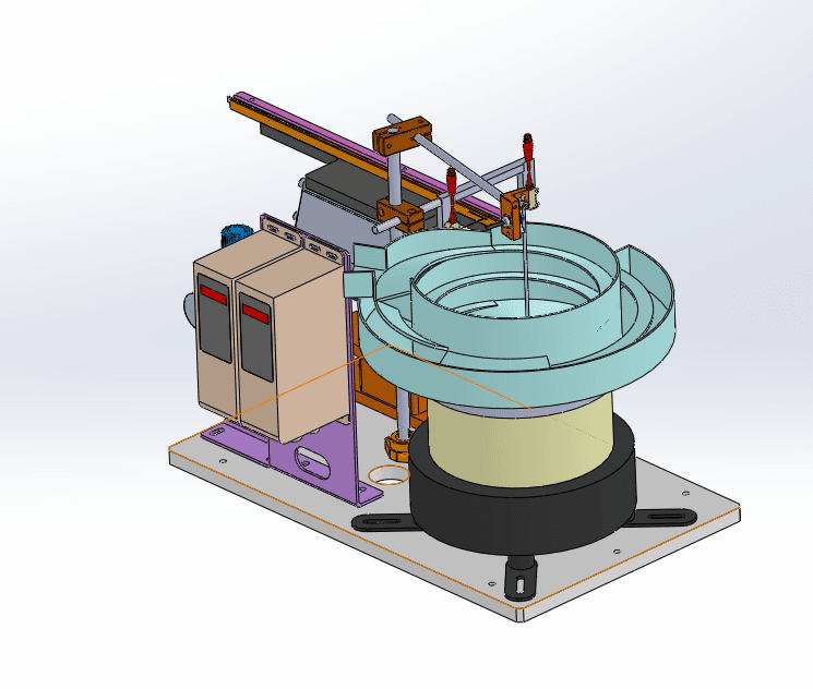 Customizable vibration bowl feeders for pawl view 1
