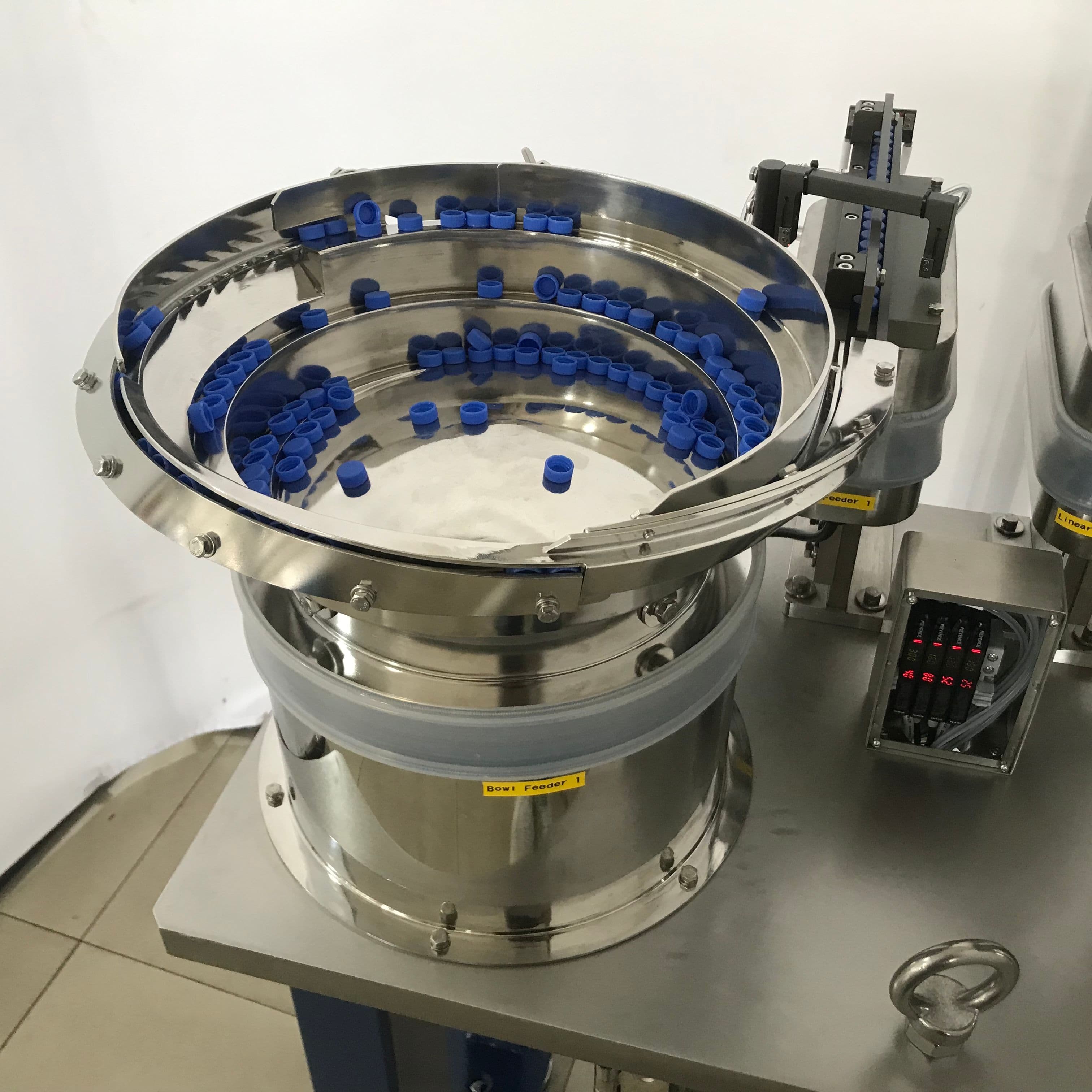 HONGCHAO brand customized SUS316 material
vibration bowl feeder for caps view 2