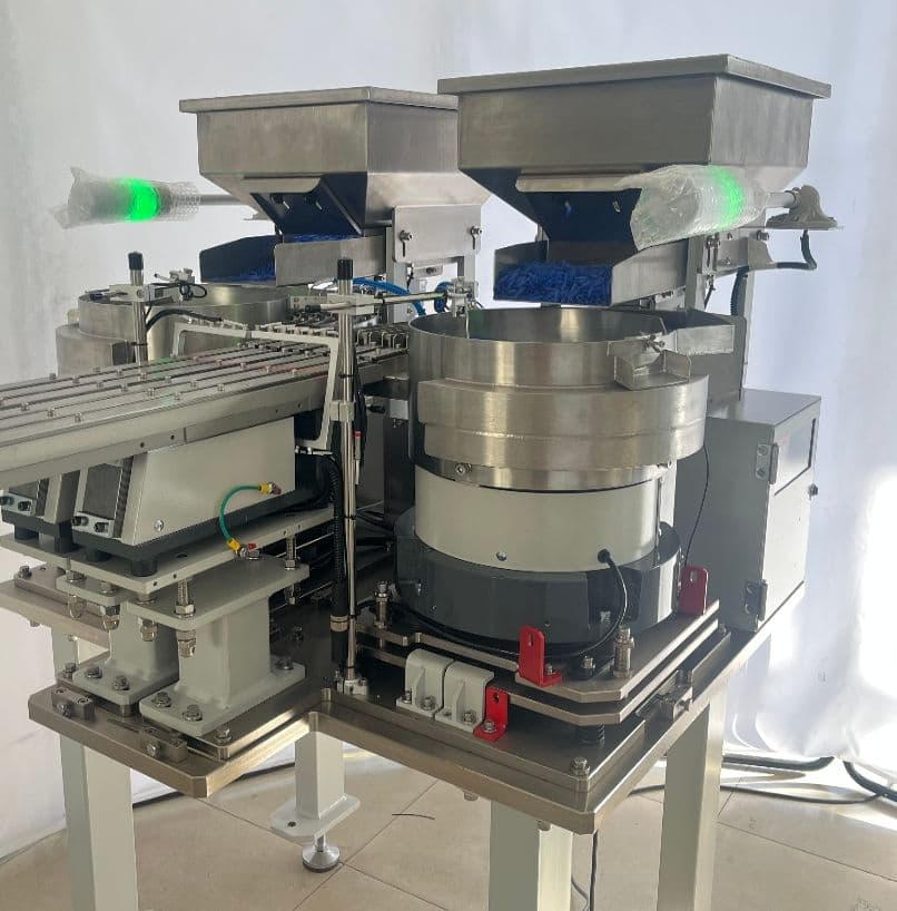 Compact Multilane Custom Vibration Bowl Feeder for Small Needle Protection view 1