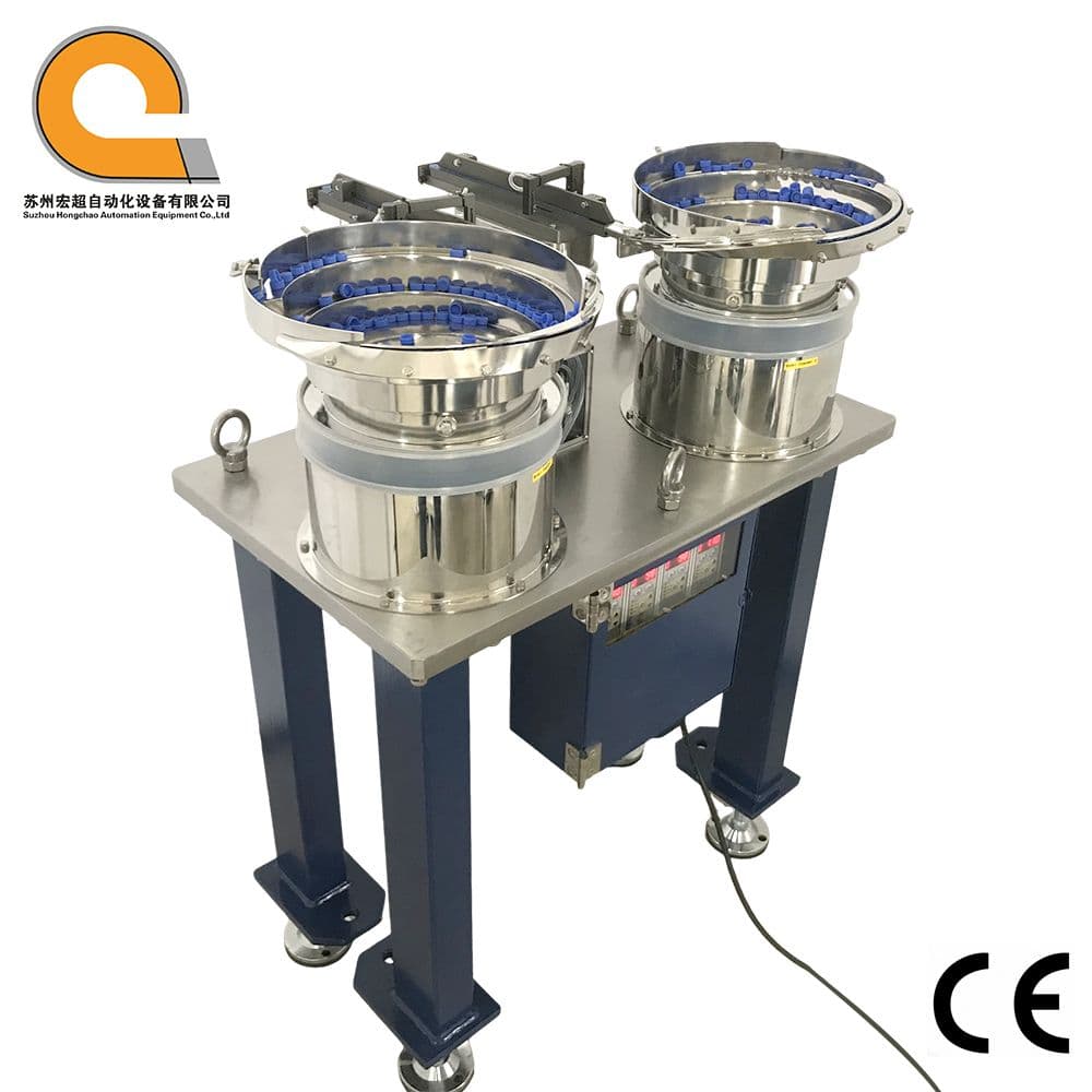 HONGCHAO brand customized SUS316 material
vibration bowl feeder for caps