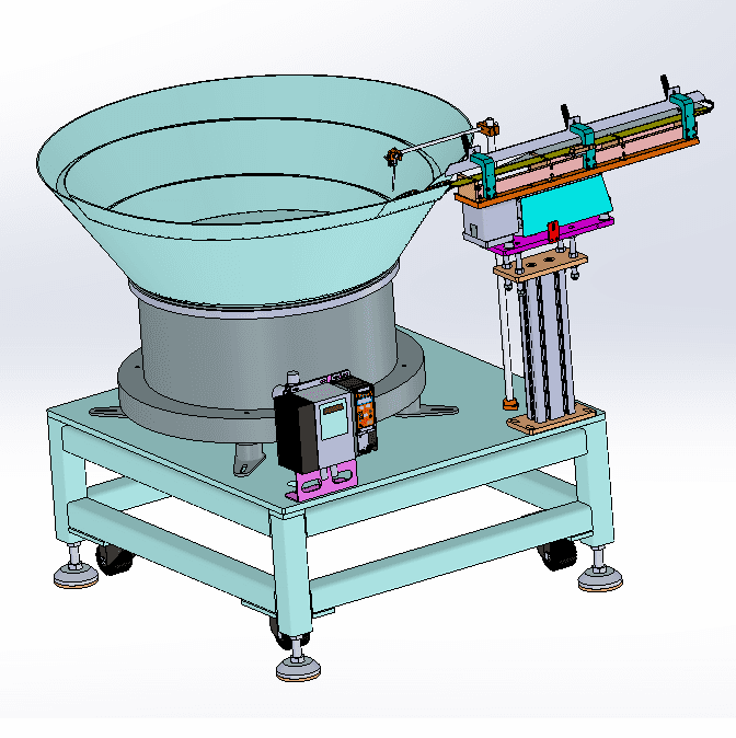High Speed Custom Durable Vibration Bowl Feeder for Bearing Retainers. view 7