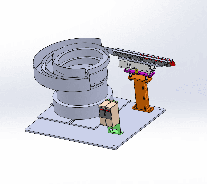 High performance stainless steel food grade
custom electromagnetic vibration bowl feeder for caps view 7