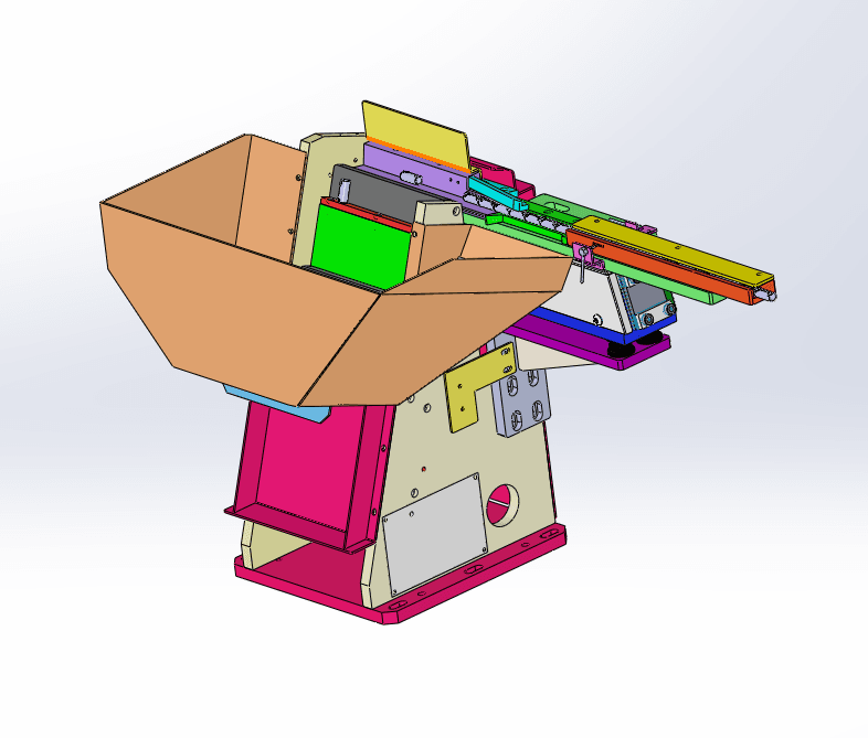 High performance customized small reciprocating stepped feeder for pins view 2