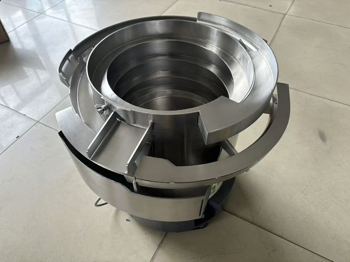 304 Stainless Steel Customizable Stainless Steel Vibratory Bowl Feeder with Variable Speed Controller view 5